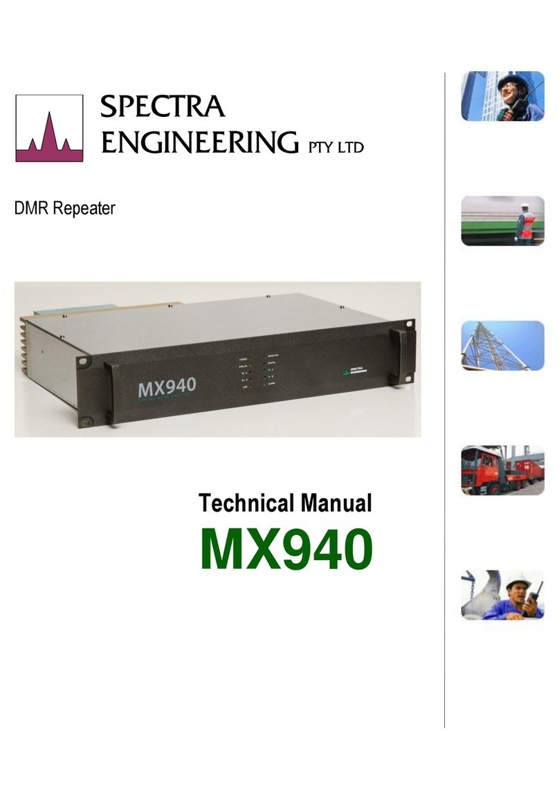 Spectra Engineering MX940 Technical manual