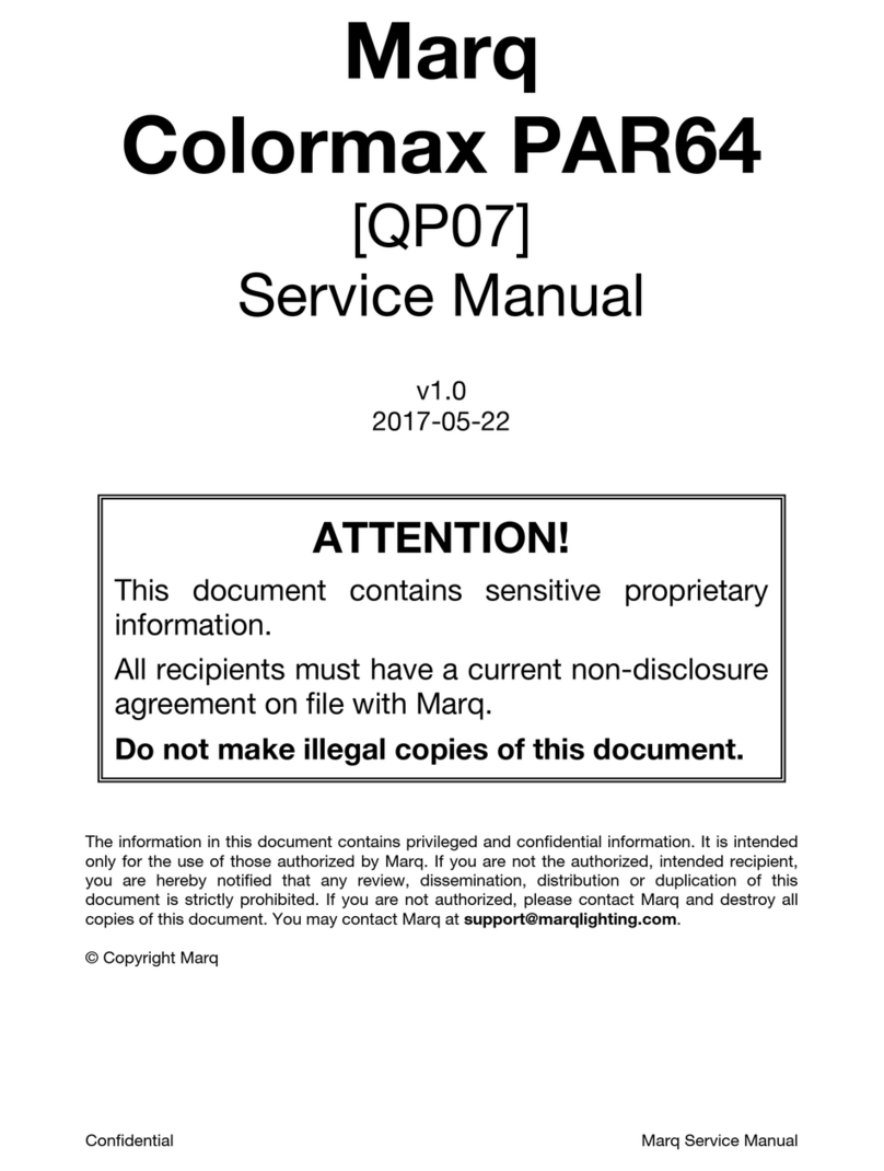 Marq Colormax Par64 Service manual