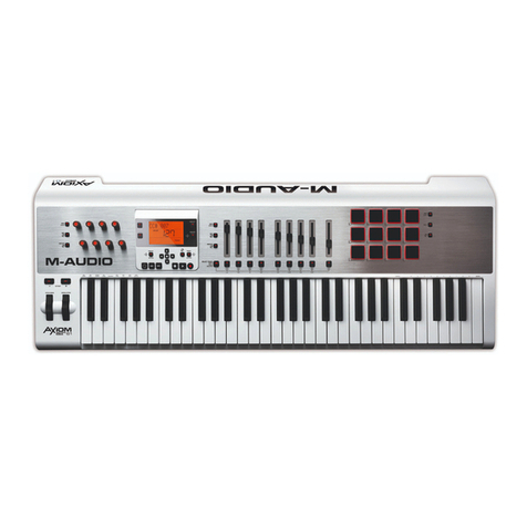 M-Audio Axiom AIR 61 Service manual