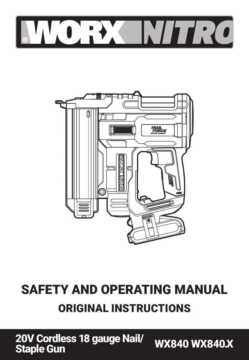 Worx Nitro WX840.X Series Safety and operating manual