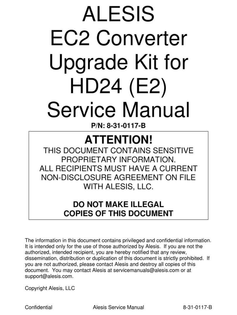 Alesis EC-2 Service manual