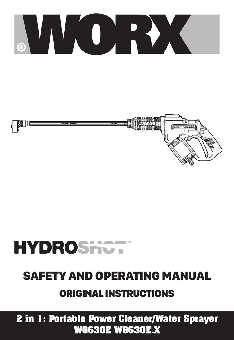 Worx HYDROSHOT WG630E.X Series Safety and operating manual