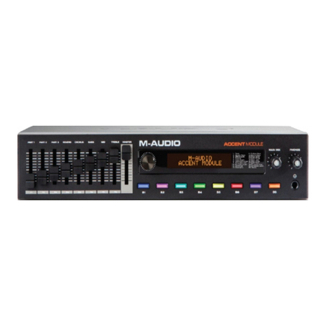 M-Audio ACCENT MODULE MIK1 Service manual