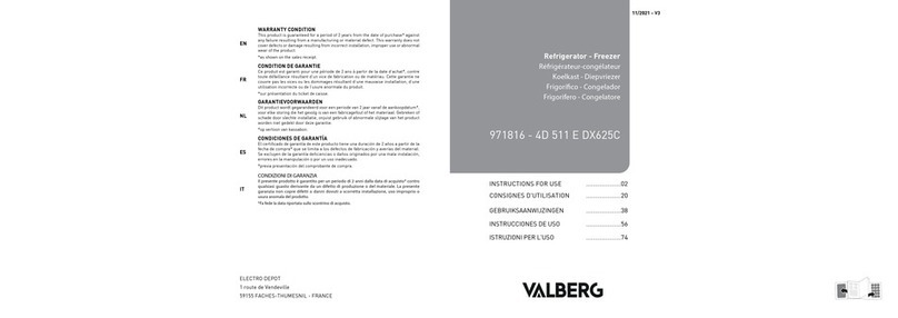 VALBERG 971816 - 4D 511 E DX625C User manual VALBERG 971816 - 4D 511 E DX625C User manual