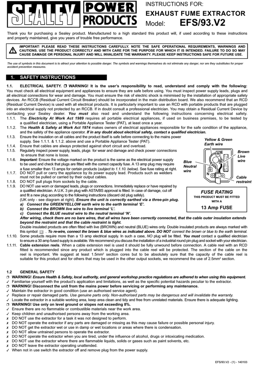 Sealey EFS/93.V2 User manual