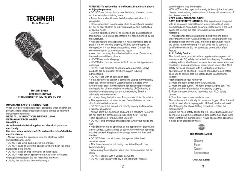 TECHMERI EF602 user manual