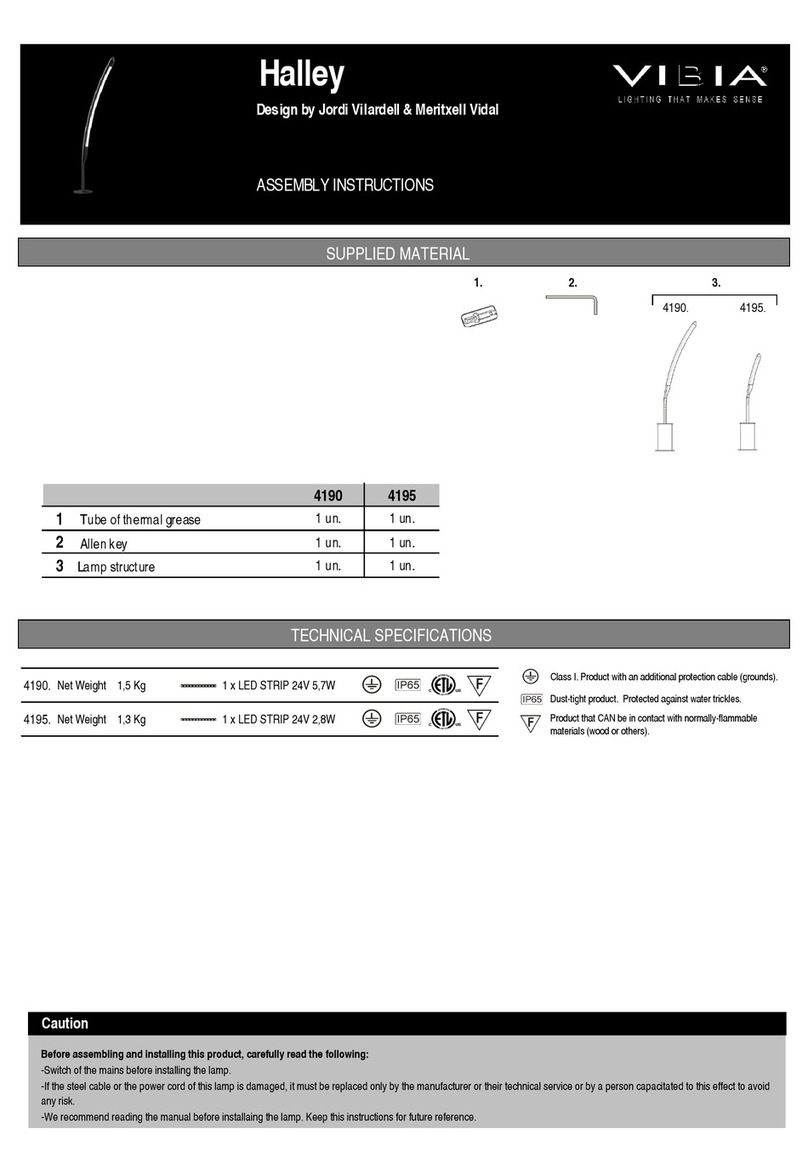 VIBIA Halley User manual
