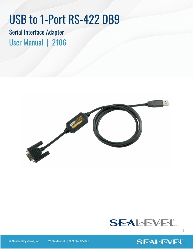 SeaLevel SeaLINK+422 user manual