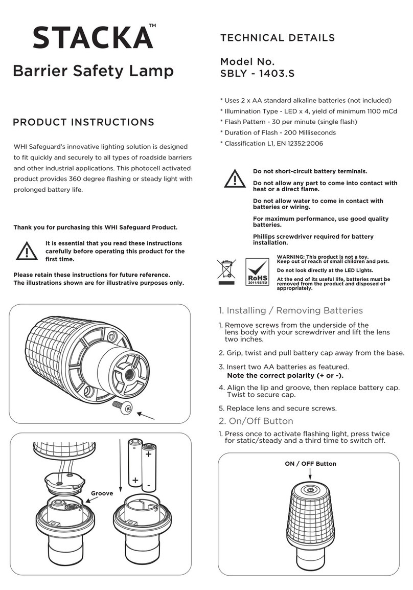 whi STACKA SBLY-1403.S Product instructions