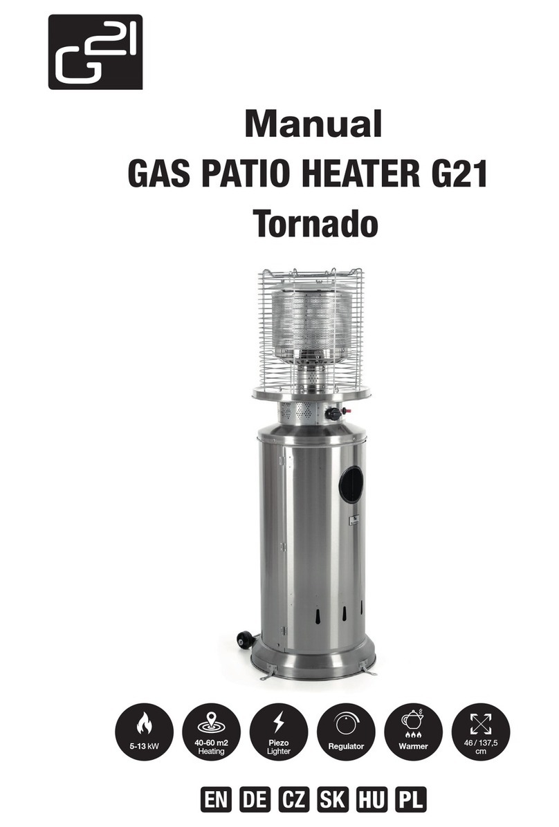 G21 Tornado User manual