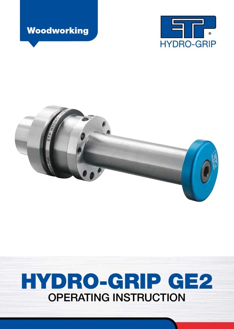 ETP Transmission HYDRO-GRIP GE2 Operating	 instruction