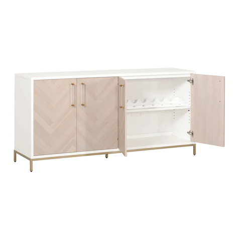 Essentials For Living Nouveau Media Sideboard Assembly instructions