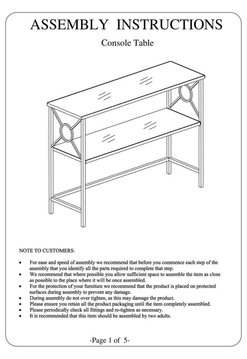 K&B Furniture KB C1300 Assembly instructions K&B Furniture KB C1300 Assembly instructions