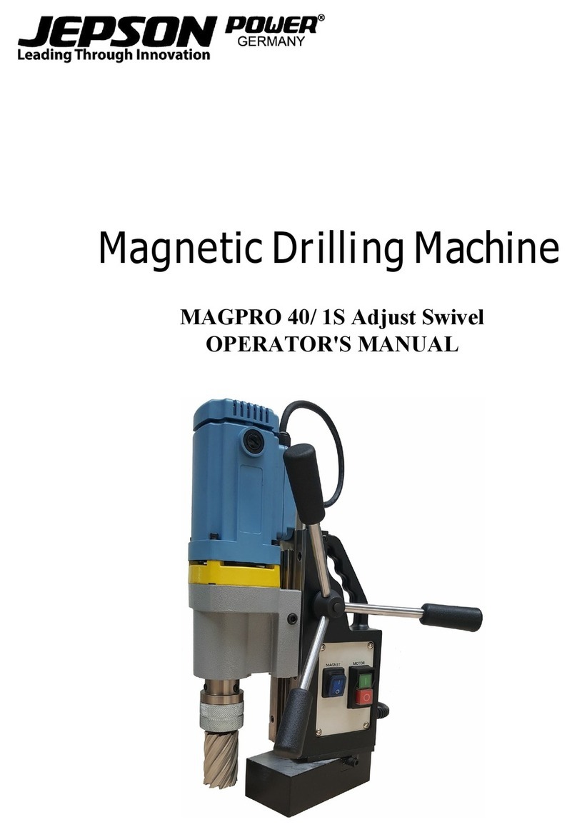 Jepson POWER Magpro40 1S Operator's manual