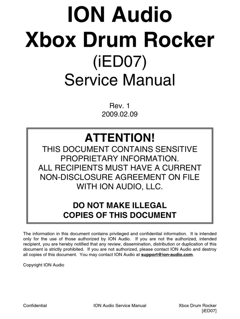 ION Xbox Drum Rocker User manual