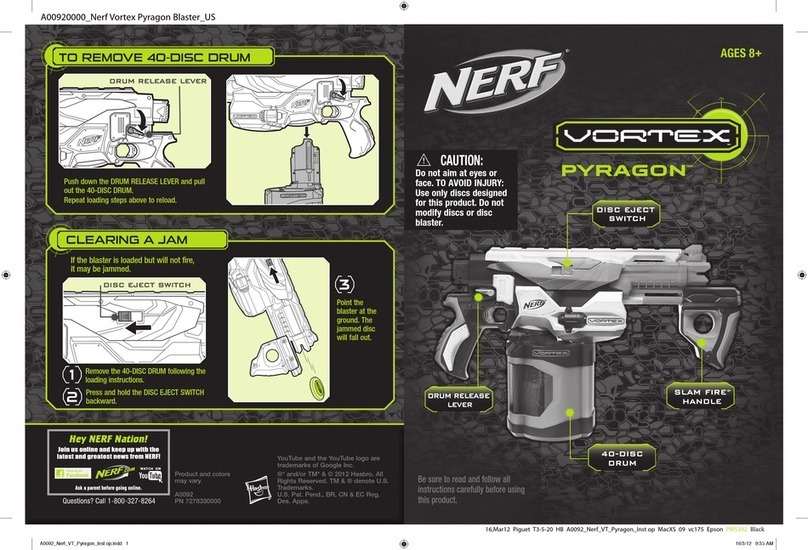 Nerf Vortex Pyragon quick start guide
