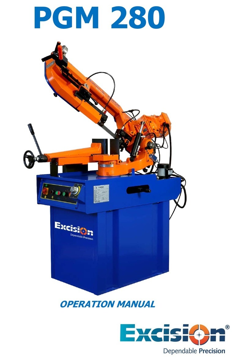 EXCISION PGM 280 Operation manual