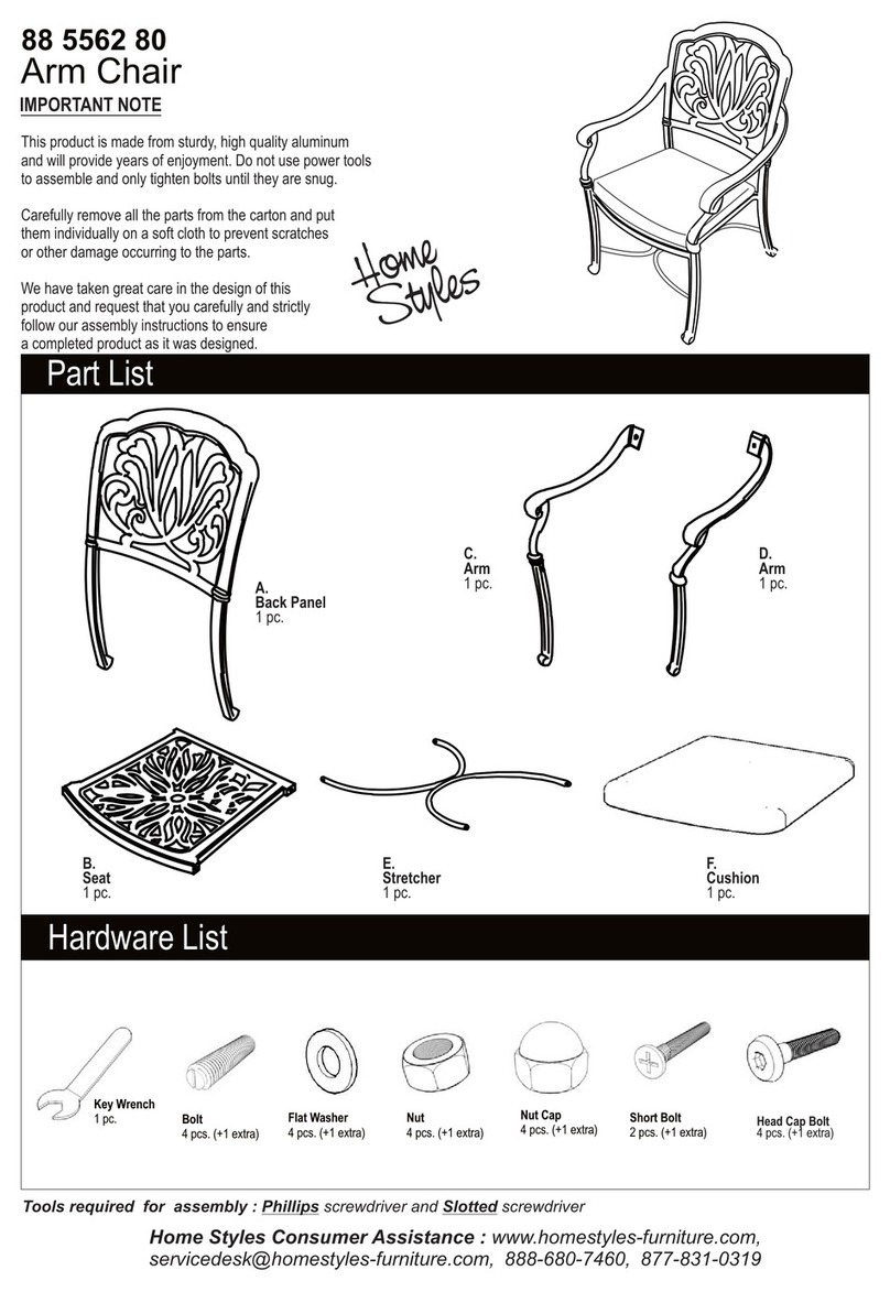 Home Styles 88 5562 80 User manual Home Styles 88 5562 80 User manual