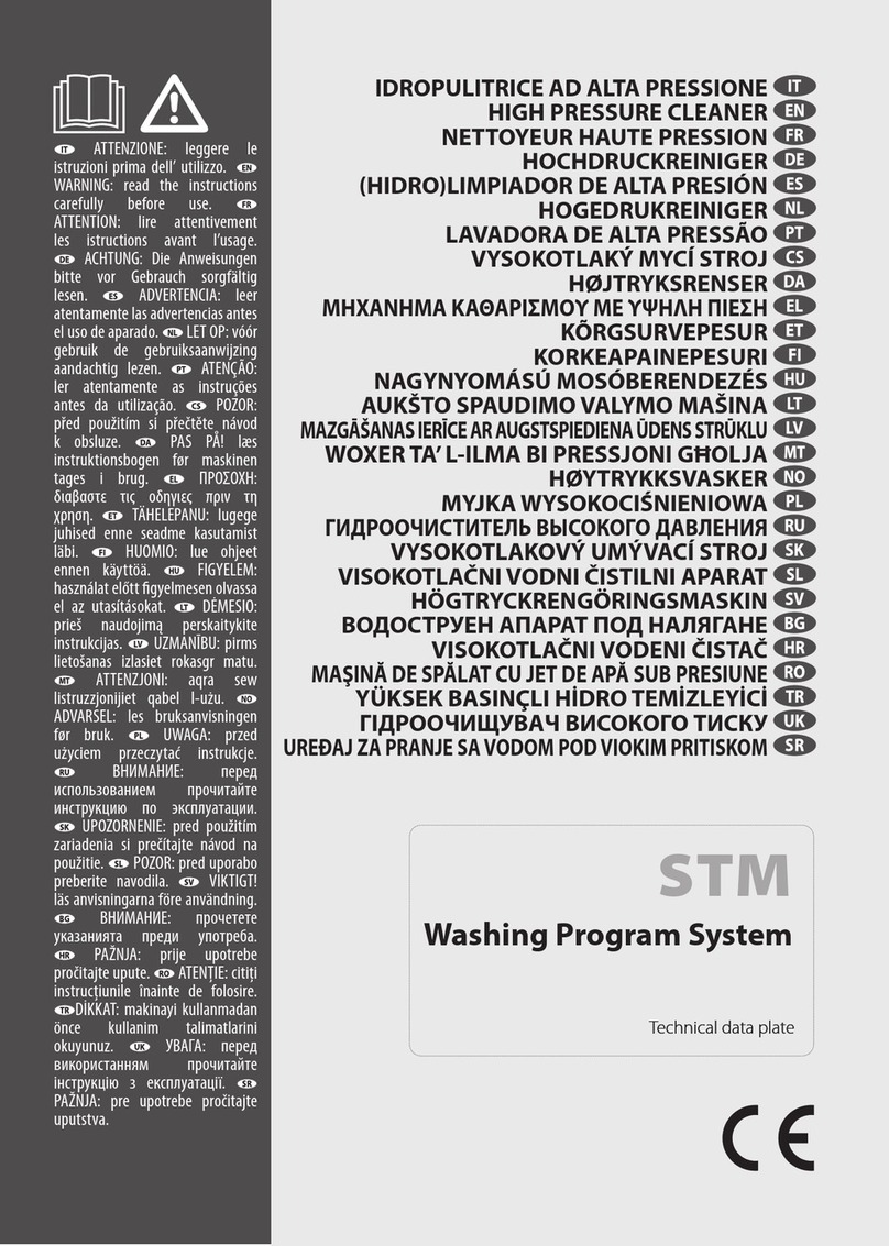 Lavorwash STM P80.0502 manual