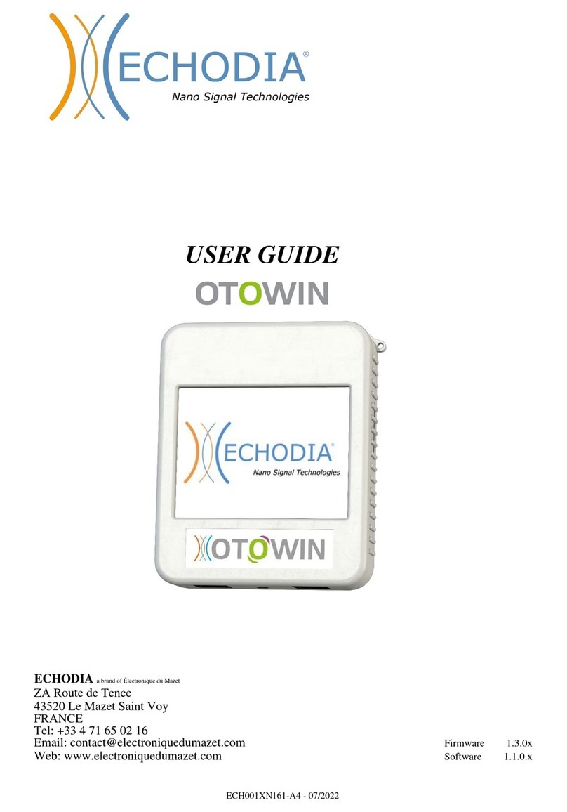 ECHODIA OTOWIN user guide
