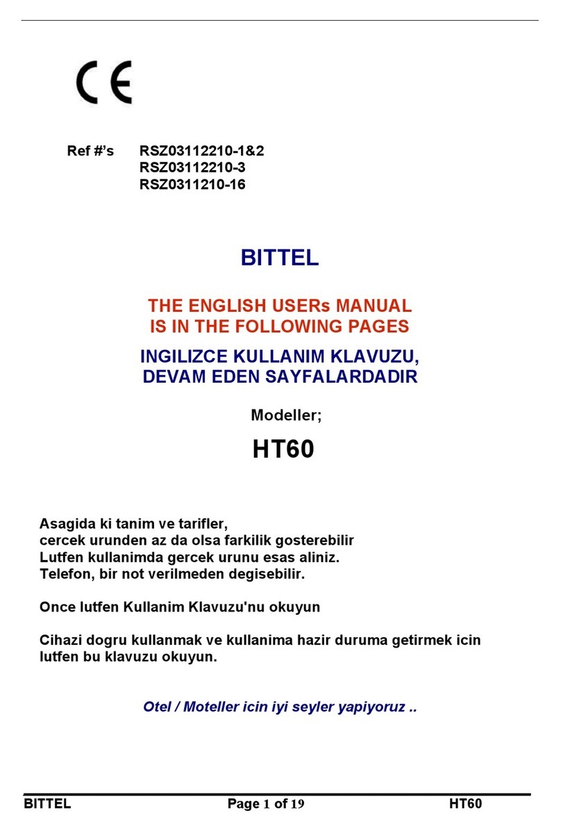Bittel HT60 User manual