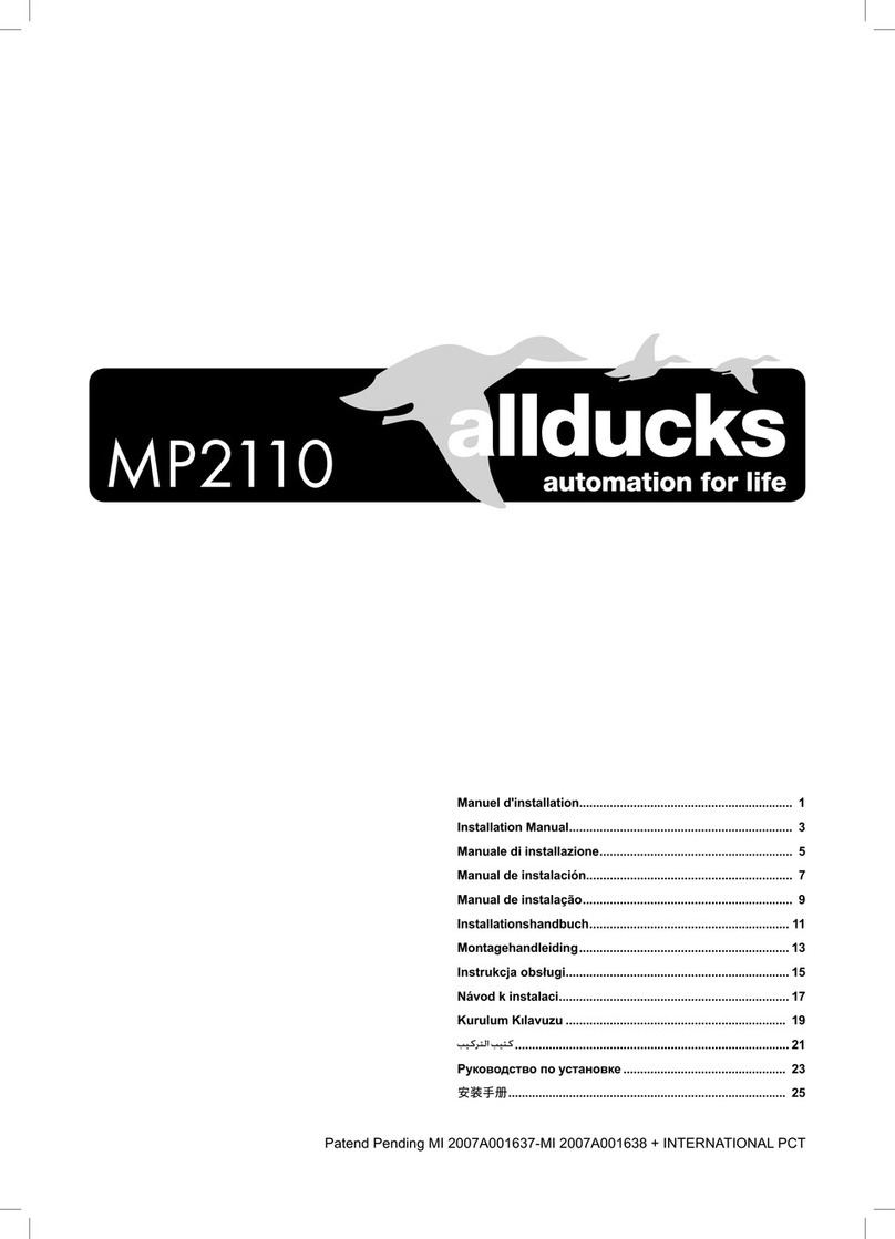 Allducks MP2110 User manual
