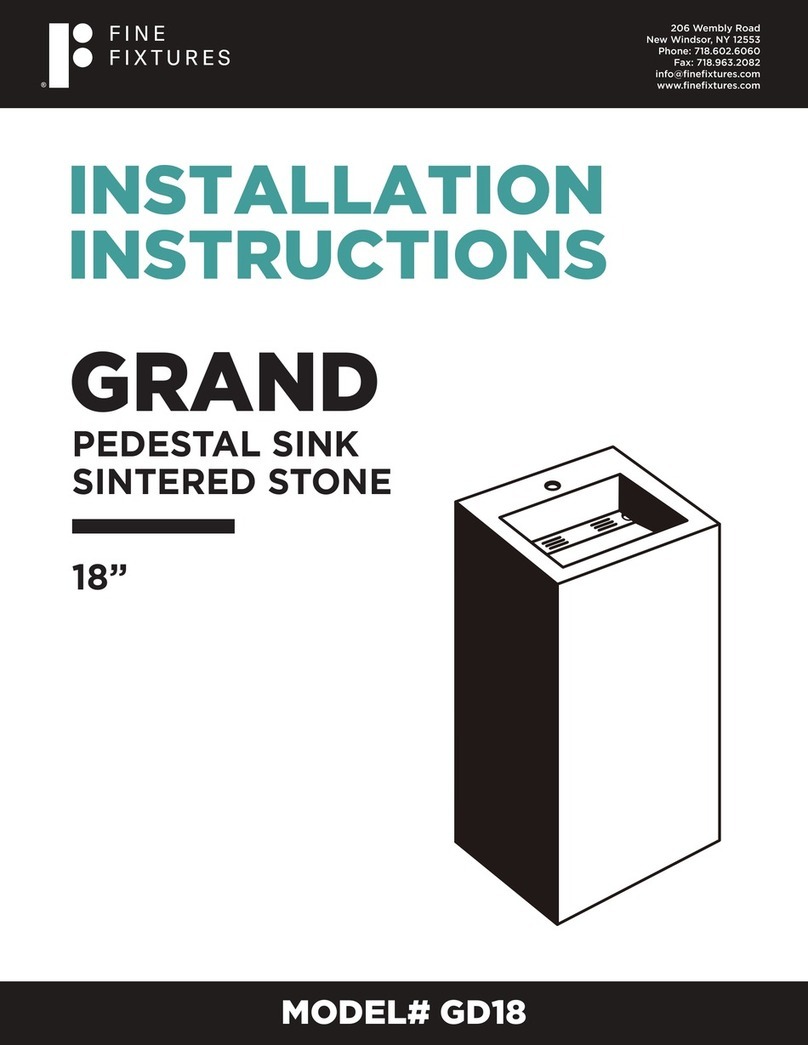 fine fixtures GRAND GD18 installation instructions fine fixtures GRAND GD18 installation instructions