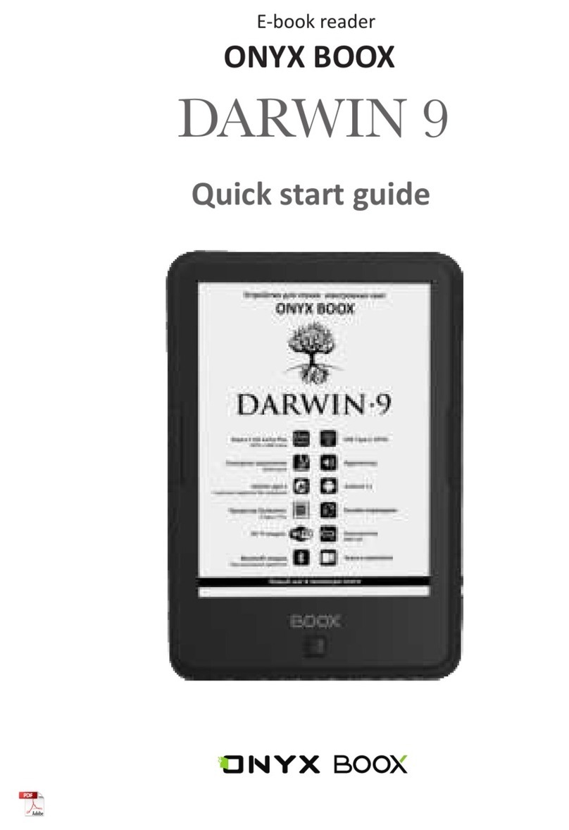 Onyx Boox DARWIN 9 quick start guide