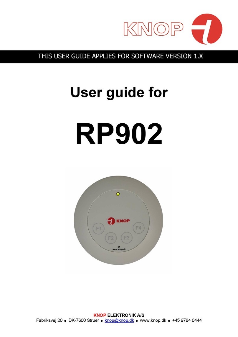 KNOP RP902 user guide
