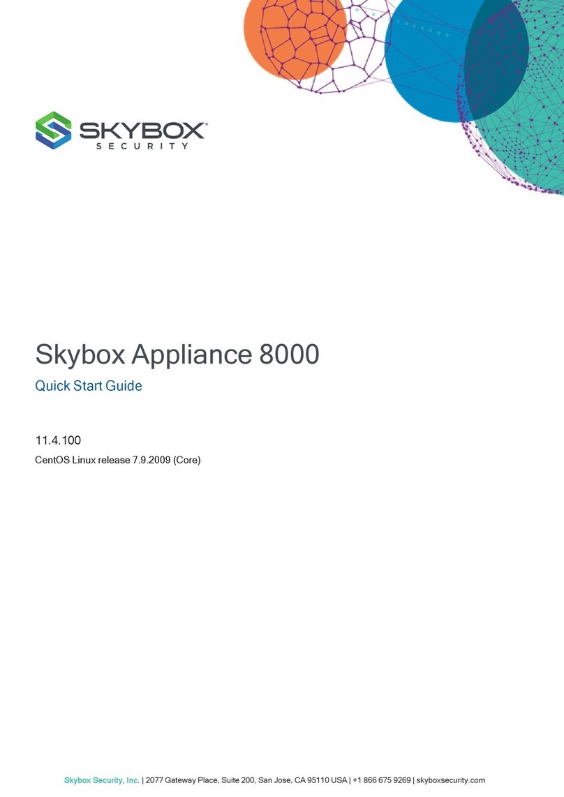 Skybox Security Appliance 8000 User manual