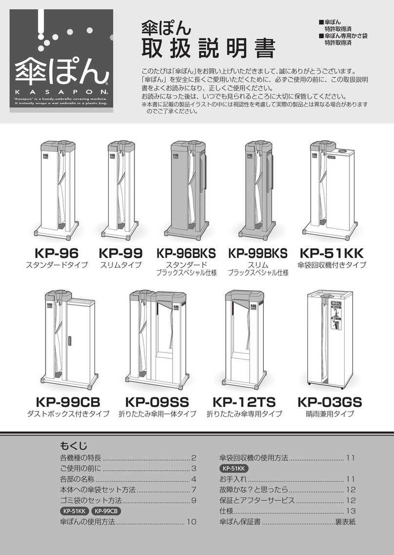 Kasapon KP-96 instruction manual