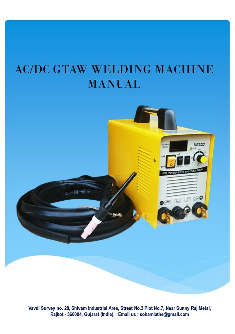 Soham Impex SI-TIG-300 operating manual