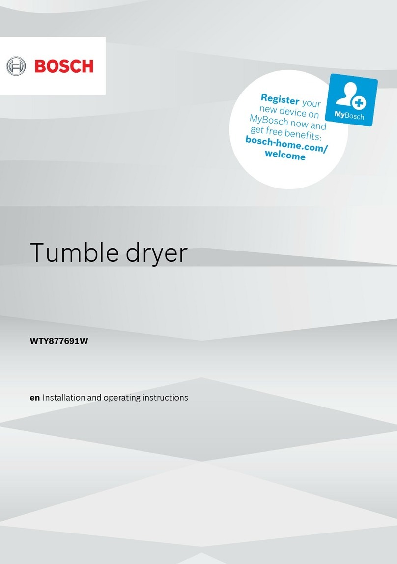 Siemens WTY877691W Installation and operating instructions