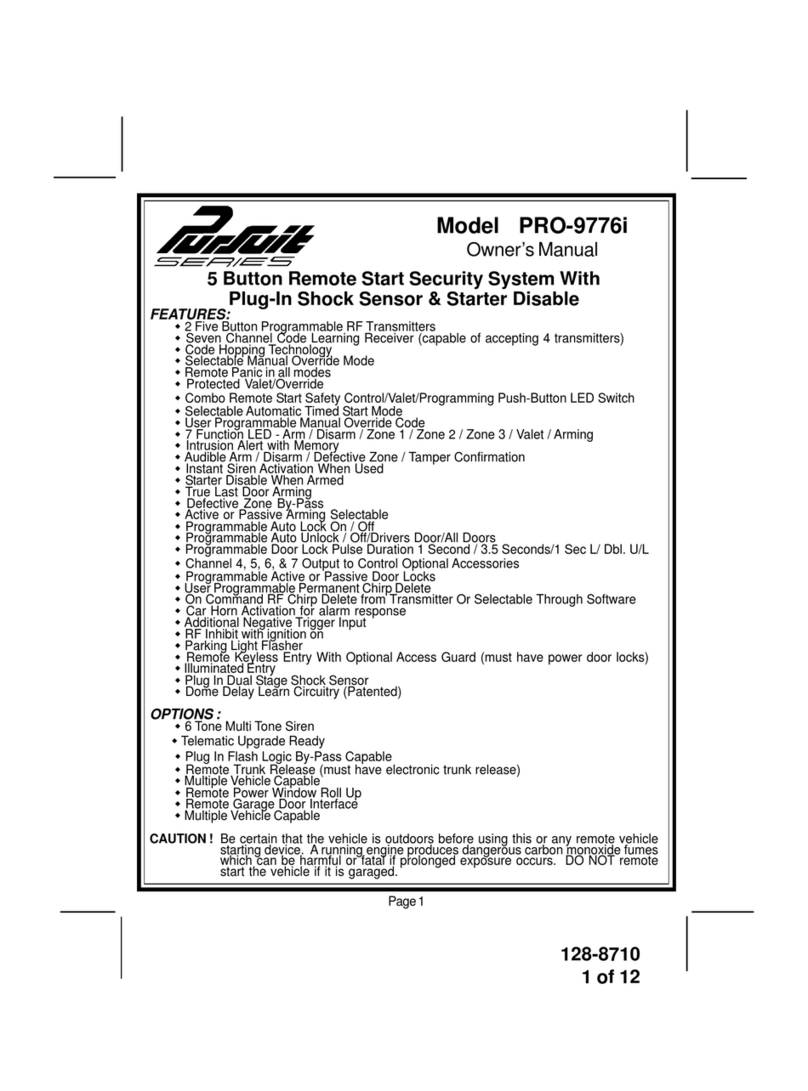 Audiovox PRO-9776i User manual