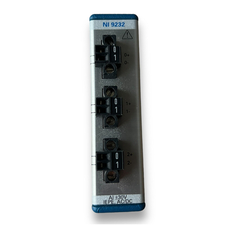 National Instruments NI-9232 User manual