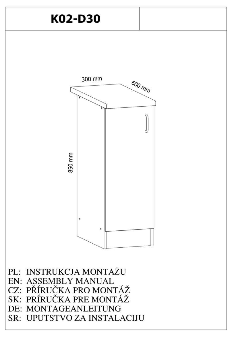 GALA MEBLE K02-D30 User manual