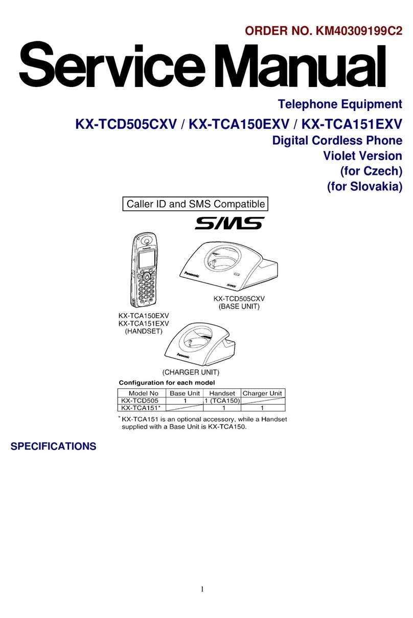 Panasonic KX-TCD505CXV User manual