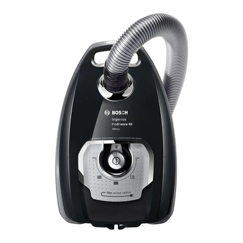 Bosch BGL8SIL59D User manual
