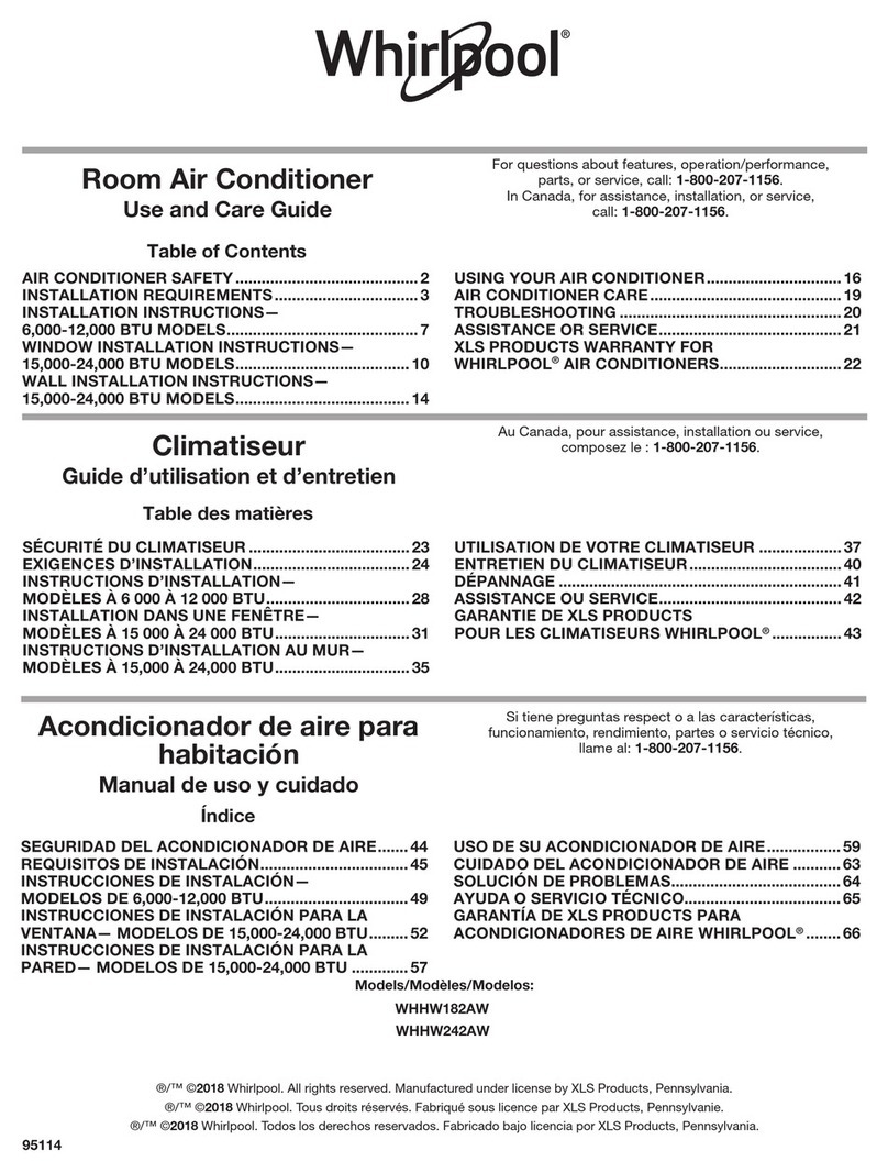 Whirlpool WHHW242AW User manual