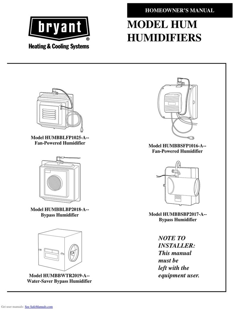 Bryant HUM Series Planning guide