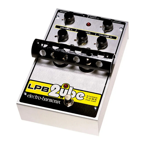 Electro-Harmonix LPB-2UBE quick start guide