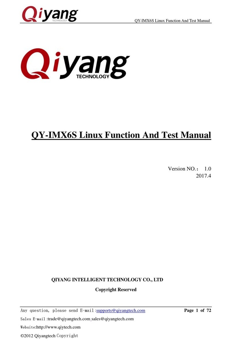 Qiyang QY-IMX6S User manual