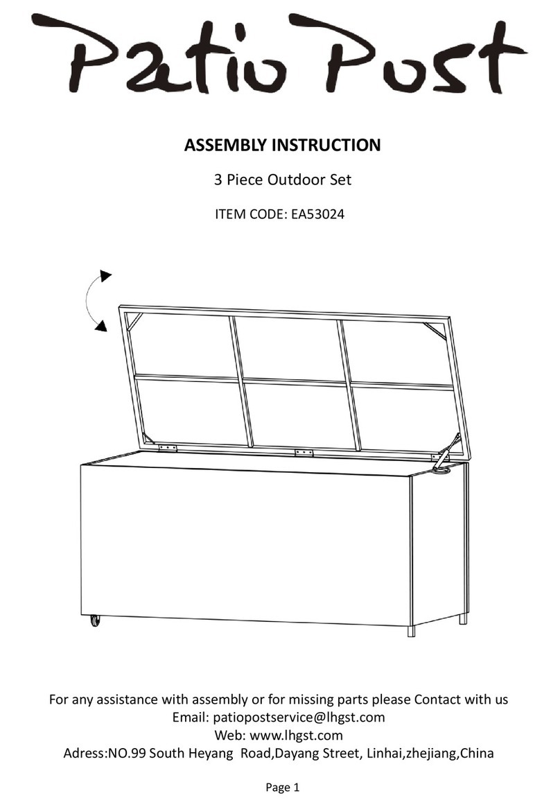 Patio Post EA53024 User manual