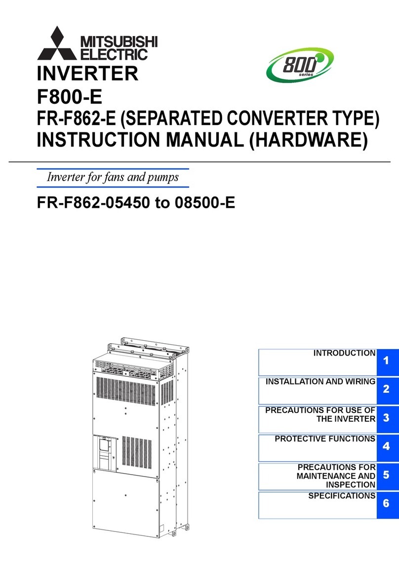 Mitsubishi Electric FR-F862-E Series instruction manual