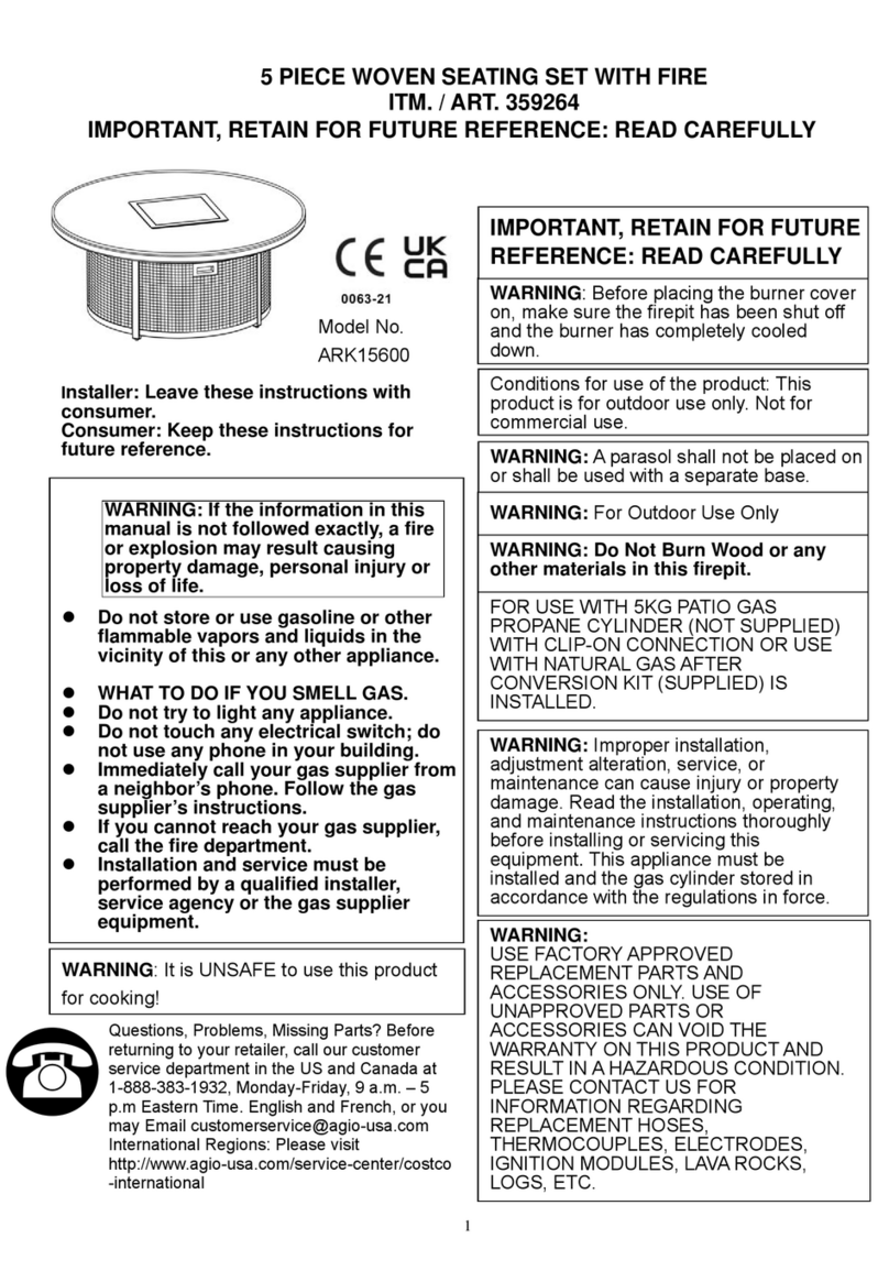 Agio ARK15600 User manual