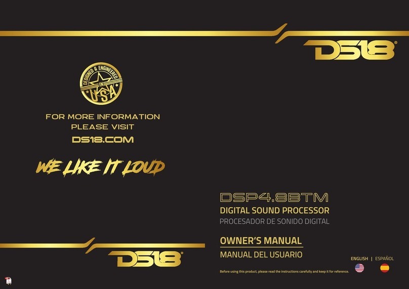 DS18 DSP4.8BTM User manual