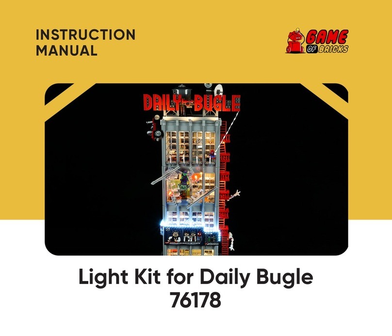 GAME OF BRICKS Daily Bugle 76178 instruction manual