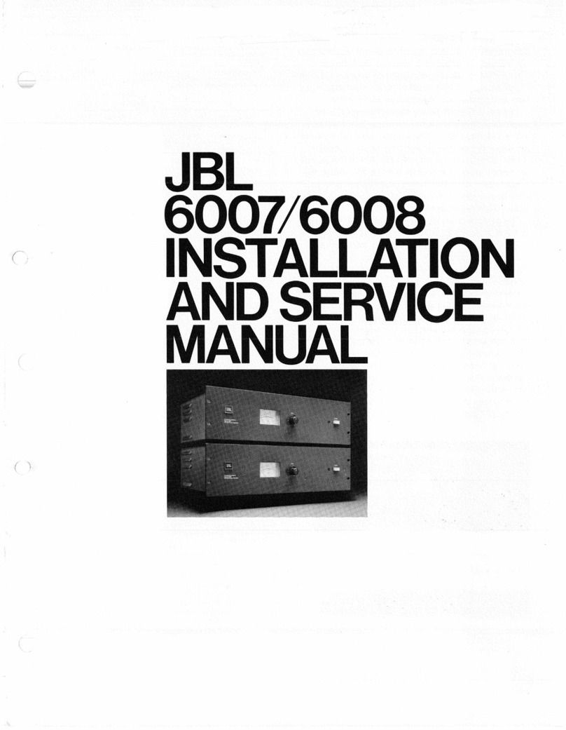 JBL 6007 Manual
