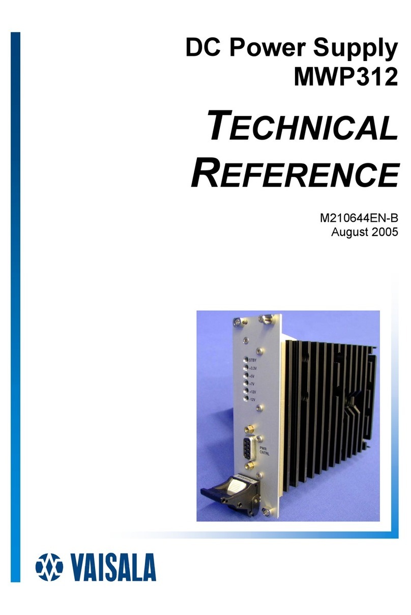 Vaisala MWP312 Technical reference