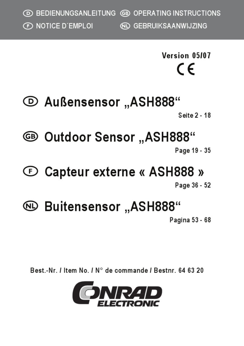Conrad Electronic ASH888 operating instructions